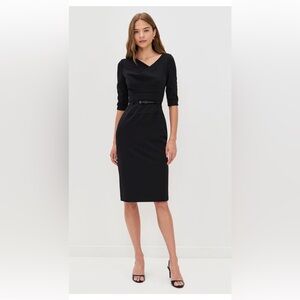 BLACK HALO | 3/4 Sleeve Jackie O Dress